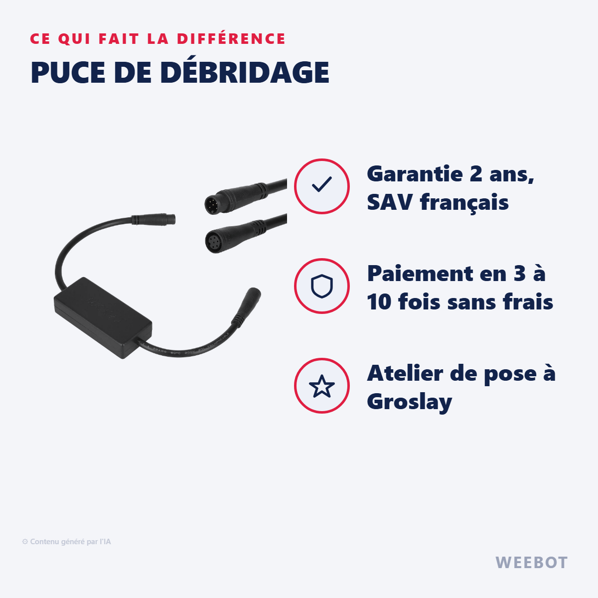 Puce de Débridage : les points forts