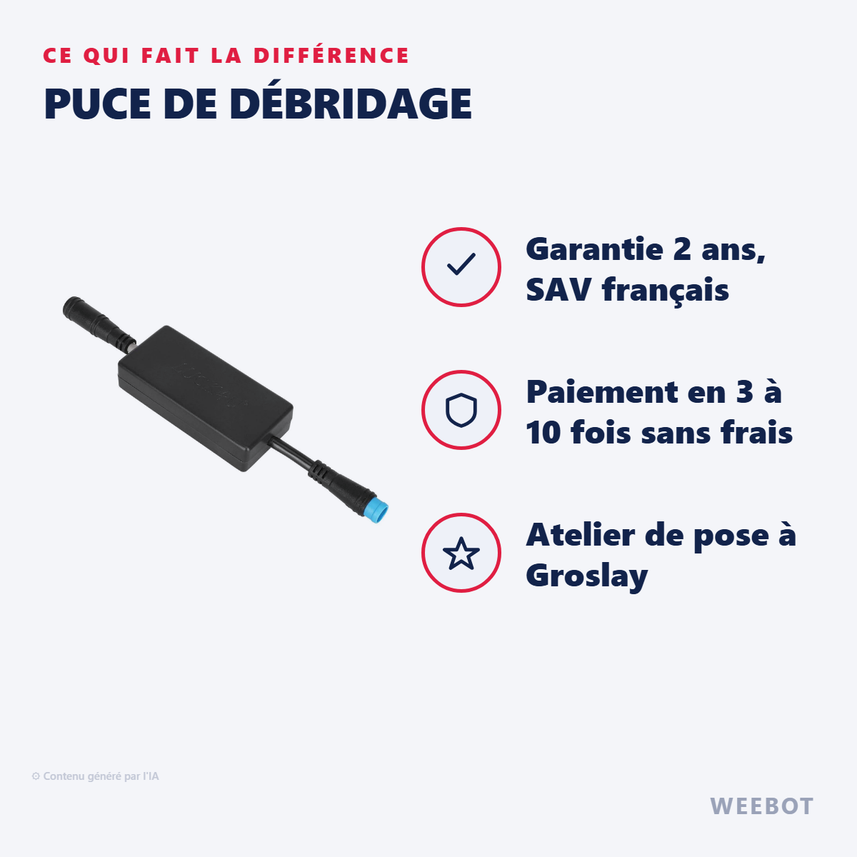 Puce de Débridage : les points forts