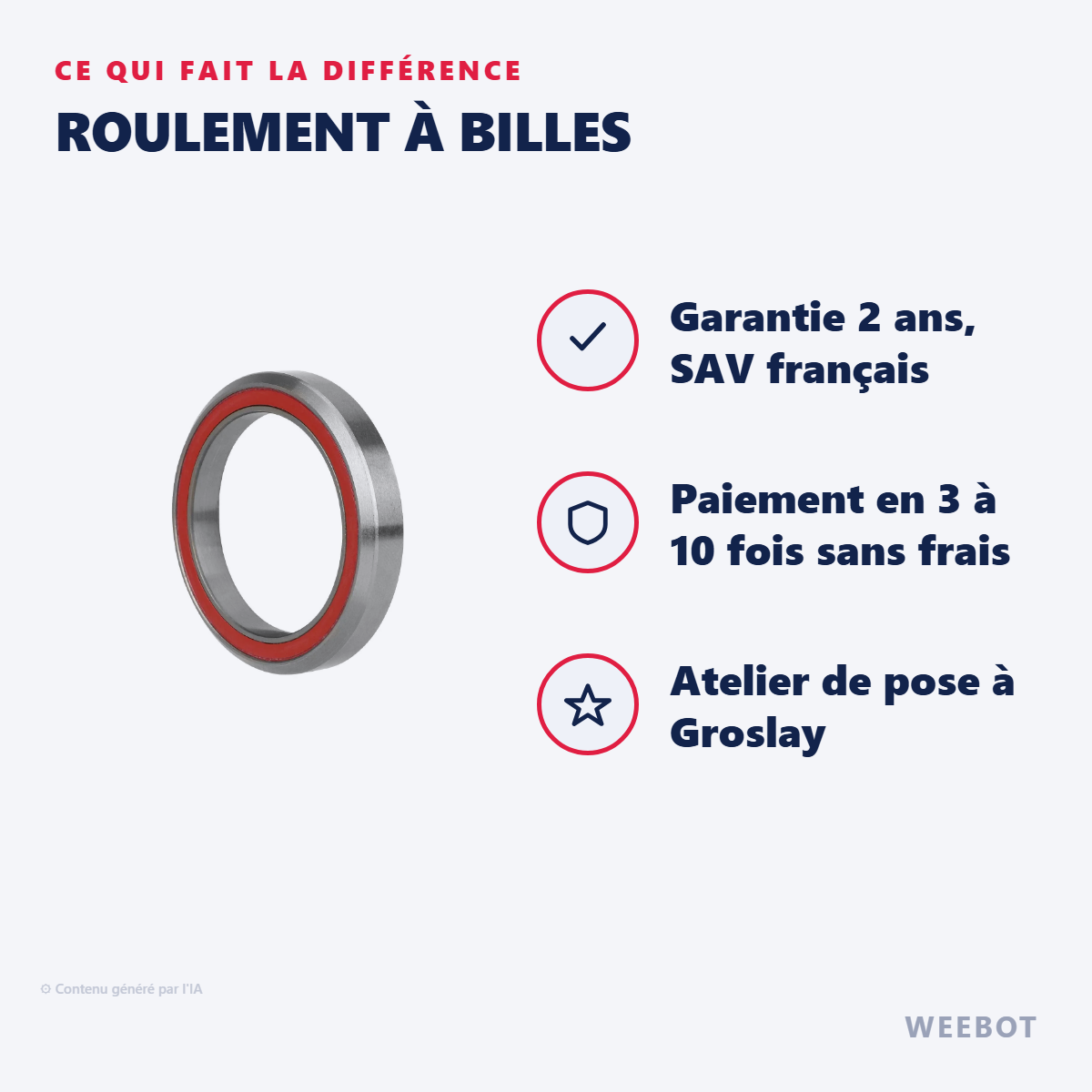 Roulement à Billes : les points forts