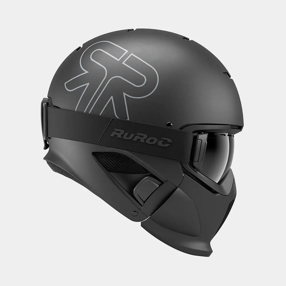 Casque Ruroc RG1 - DX Intégral et Modulable avec Lunettes - Weebot