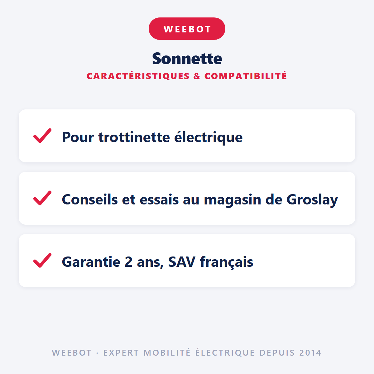 Sonnette : caractéristiques et compatibilité