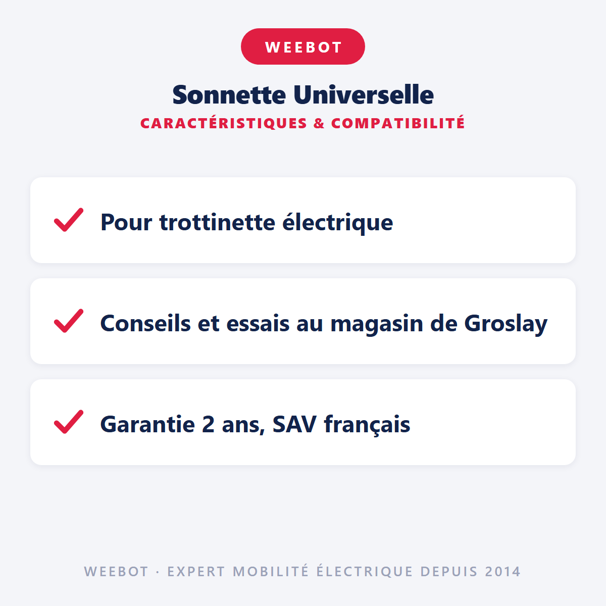 Sonnette Universelle : caractéristiques et compatibilité