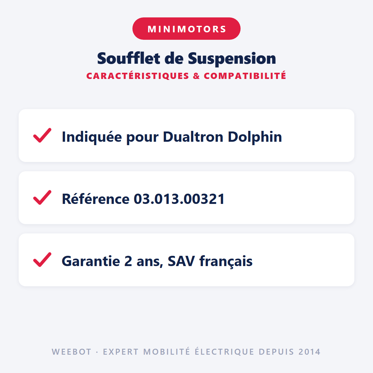 Soufflet de Suspension : caractéristiques et compatibilité