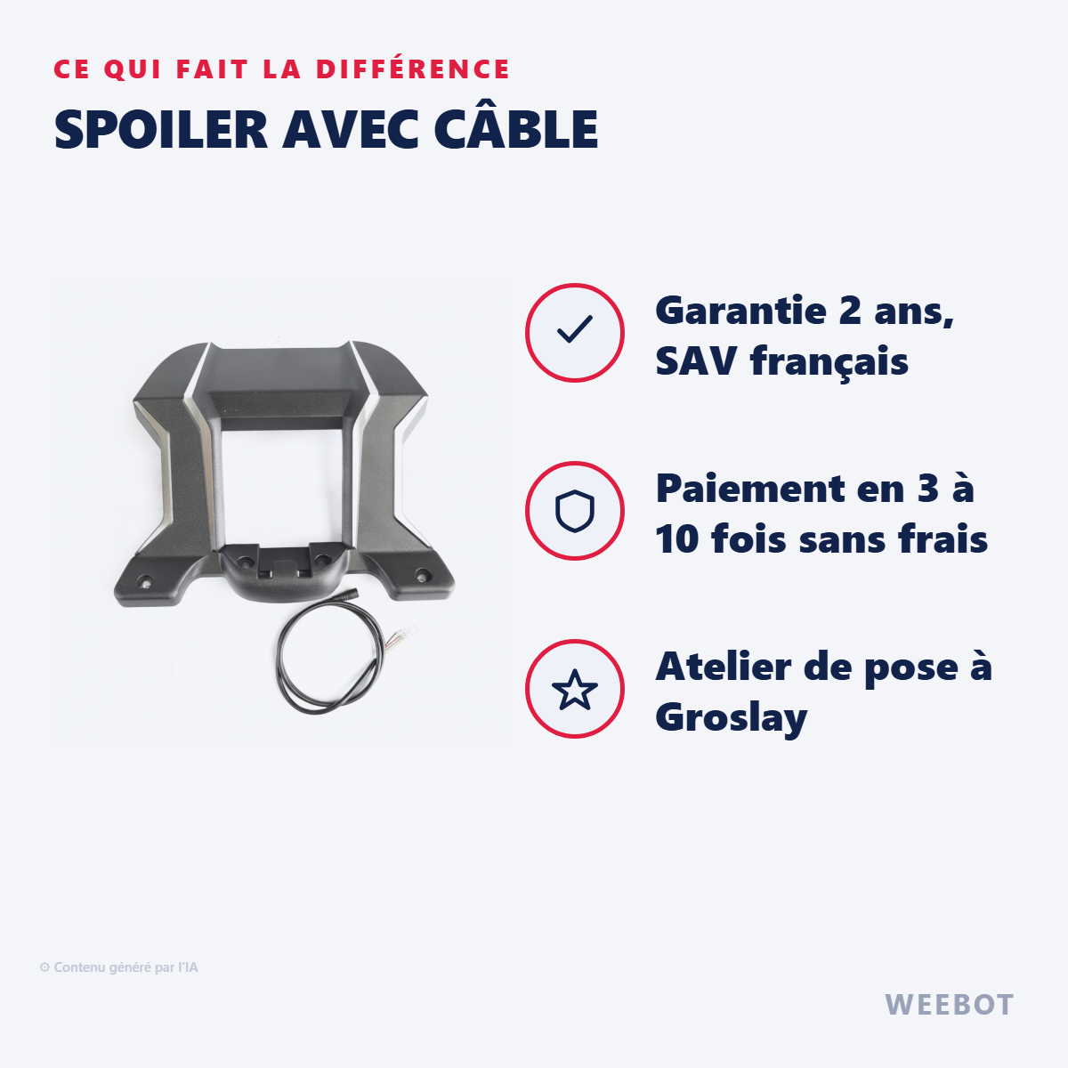 Spoiler avec Câble : les points forts