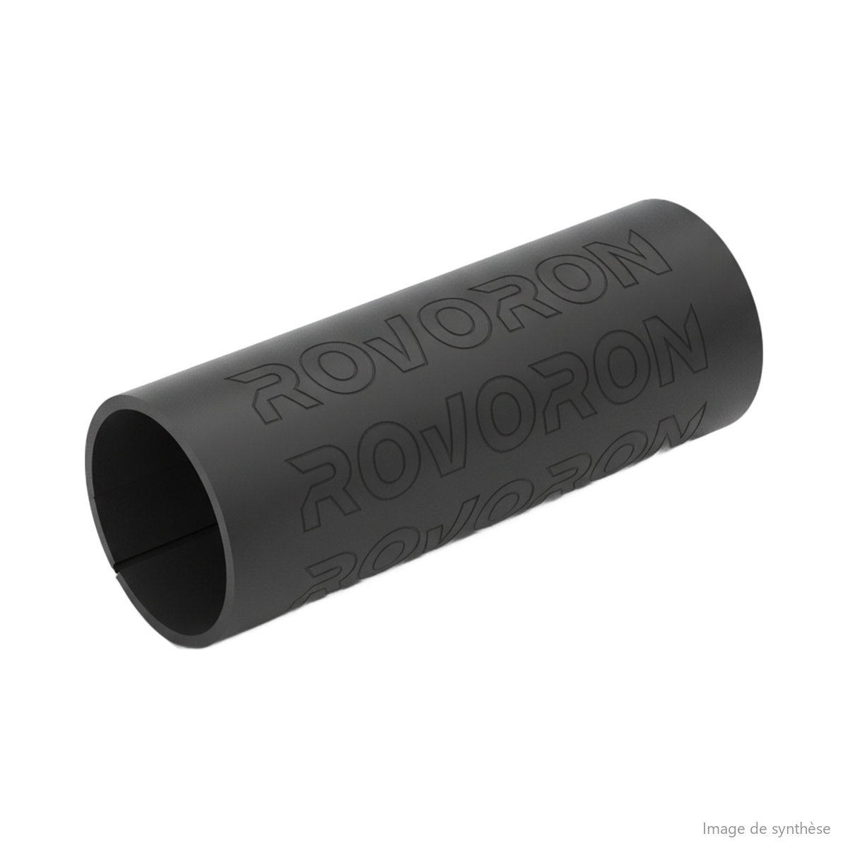 Autocollant cylindrique avec le logo ROVORON pour mousse anti-collision de guidon
