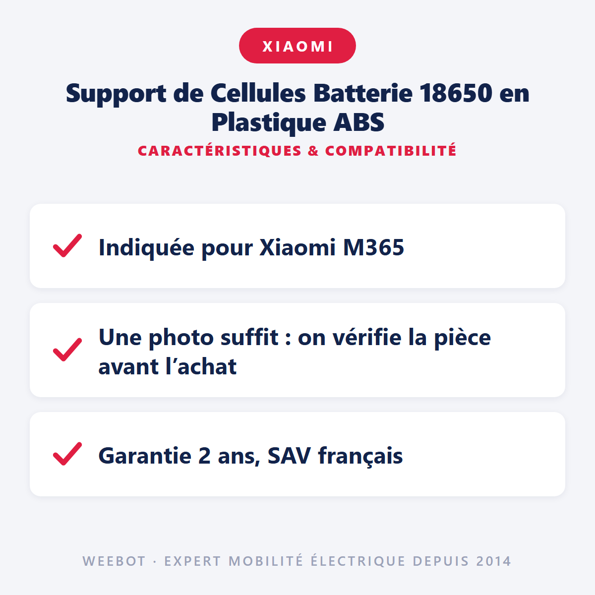 Support de Cellules Batterie 18650 en Plastique ABS : caractéristiques et compatibilité