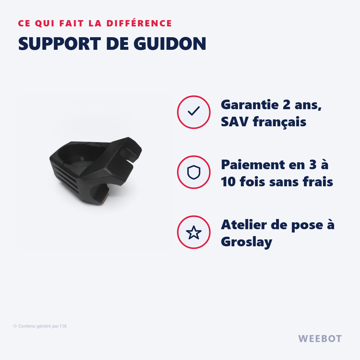 Support de Guidon : les points forts
