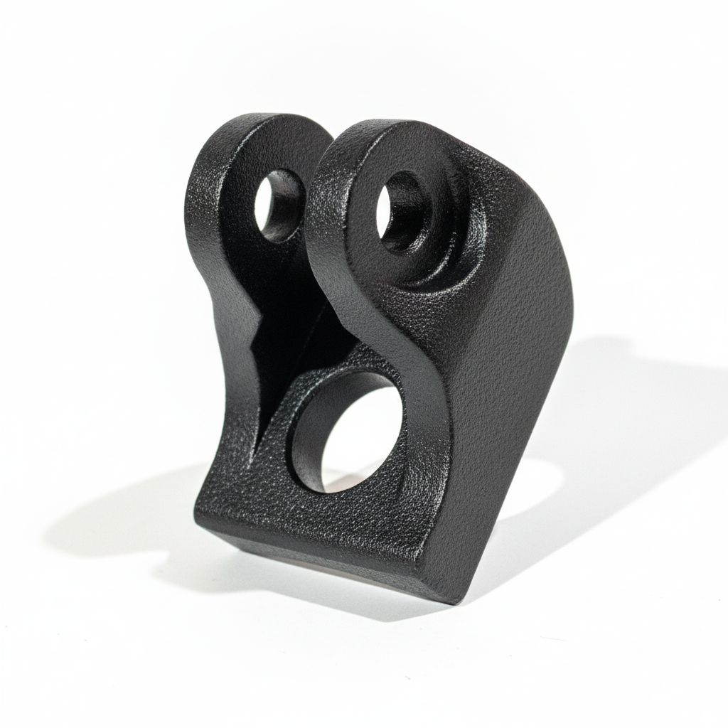 Support Lampe Noir, vue 2