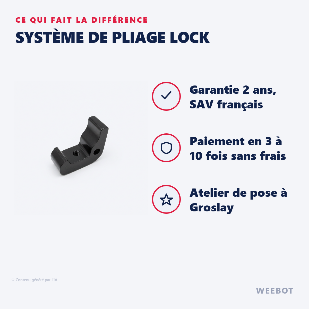 Système De Pliage Lock : les points forts
