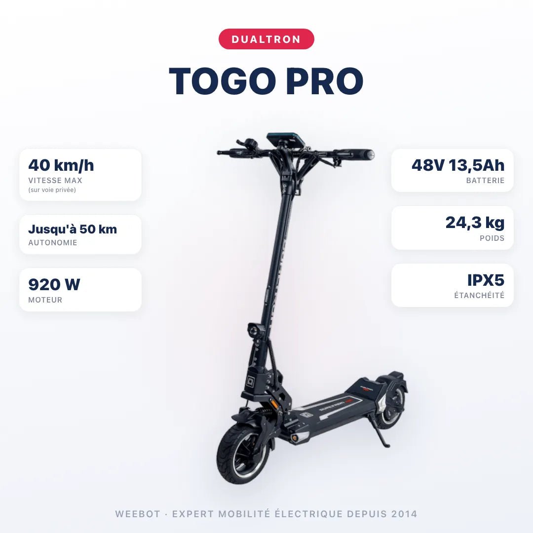 Trottinette Électrique Dualtron Togo Pro - Weebot