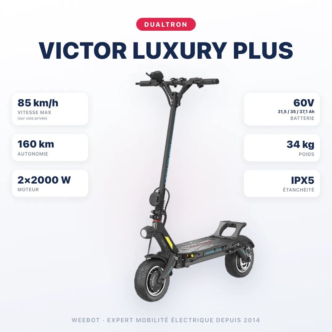 Trottinette Électrique Dualtron Victor Luxury Plus - Weebot