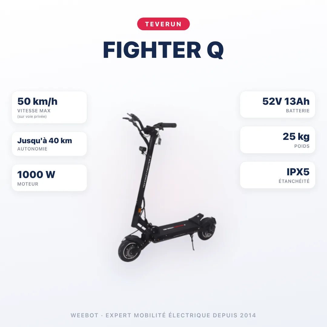 Trottinette Électrique Teverun Fighter Q - Weebot