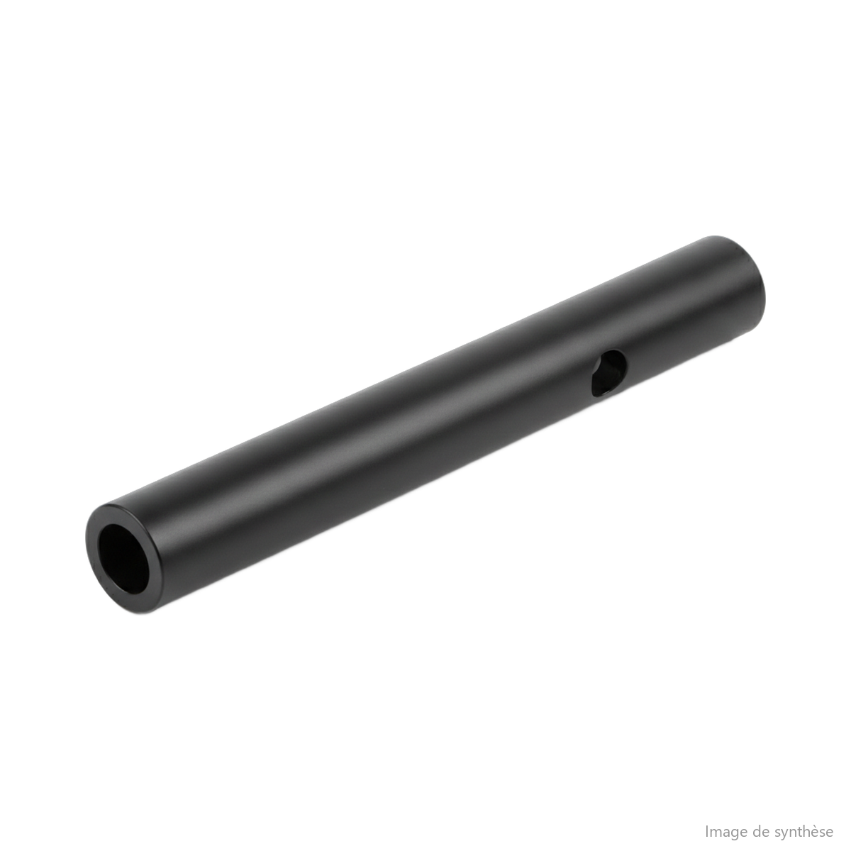 Schéma d'un tube de guidon cylindrique de trottinette électrique Dualtron