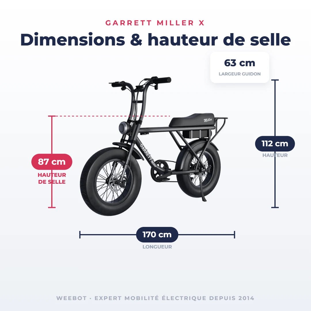 Fatbike Électrique Biplace Cargo Garrett Miller X - Weebot