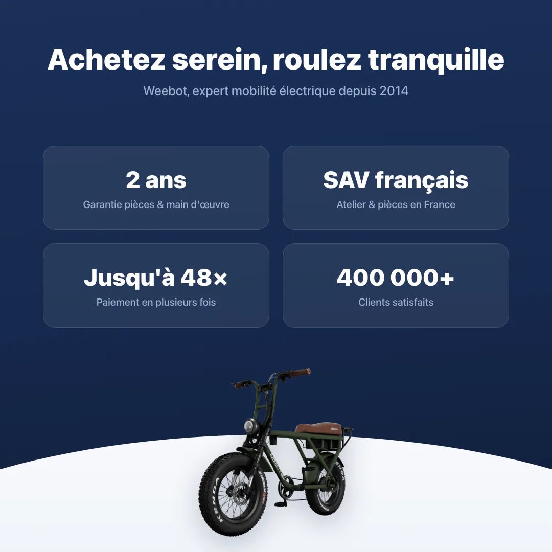 Fatbike Électrique Biplace Cargo Garrett Miller X - Weebot