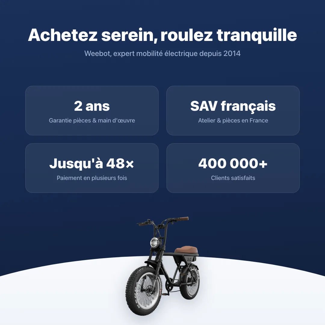 Fatbike Électrique Biplace Cargo Garrett Miller Z - Weebot