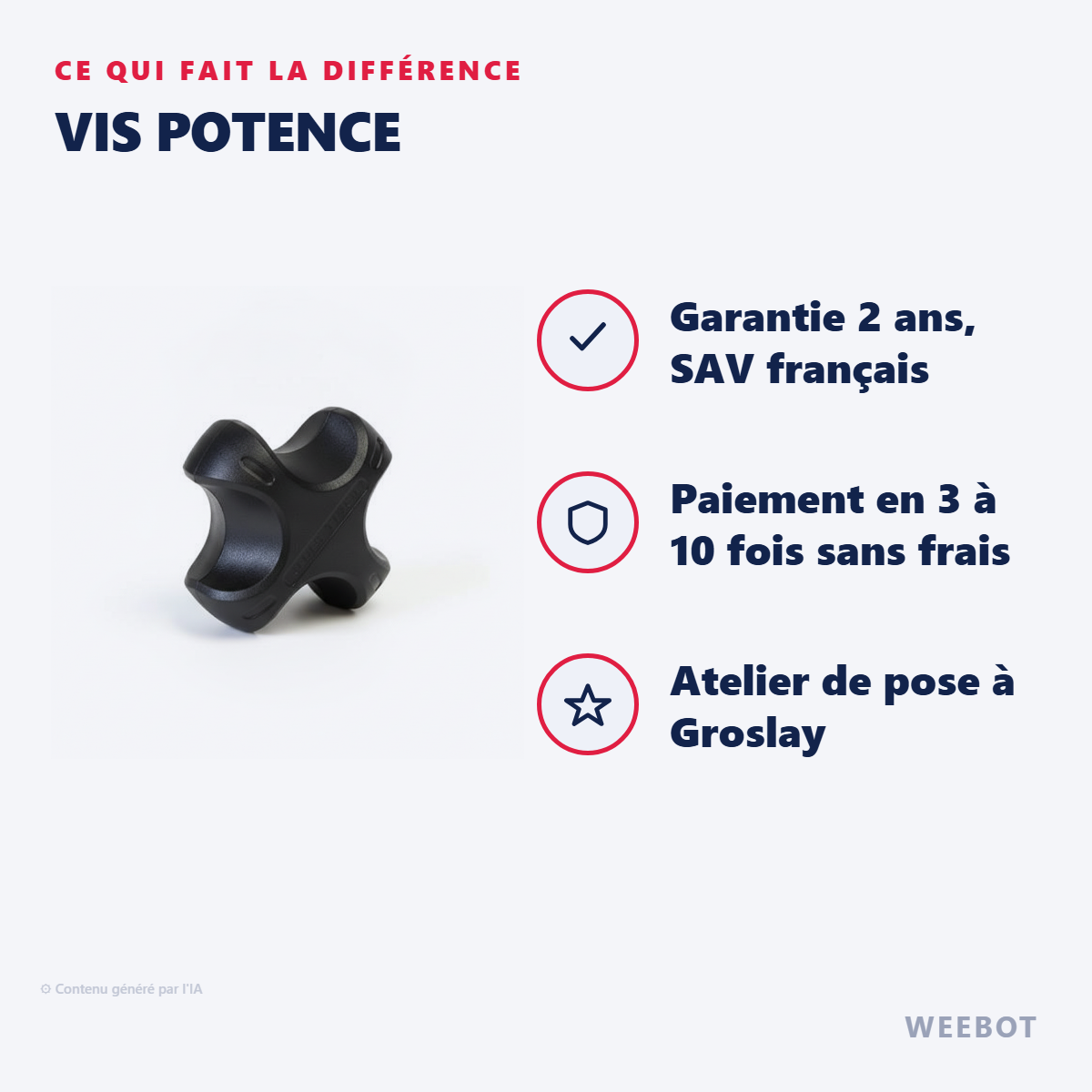 Vis Potence : les points forts