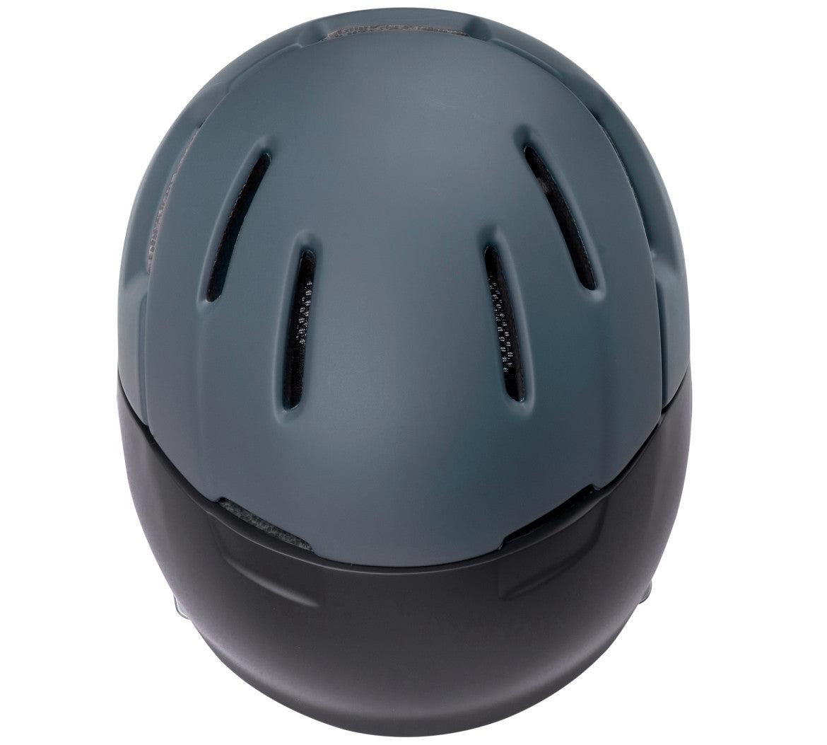 casque kali city visiere mat cem bleu aerations